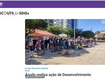 Áquila tem projeto publicado pelo World Scouting