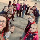 Áquila percorre pontos de Xaxim em atividade educativa