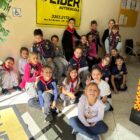 Áquila percorre pontos de Xaxim em atividade educativa