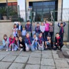 Áquila percorre pontos de Xaxim em atividade educativa