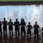 Pesca rústica com o tradicional “arrastão”
