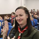 Áquila entrega distintivos, honrarias e lança o Ramo Filhotes