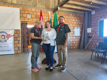 Tropa Escoteira do GE Áquila na Trilha do Conhecimento