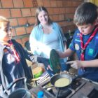 Tropa Escoteira do GE Áquila na Trilha do Conhecimento