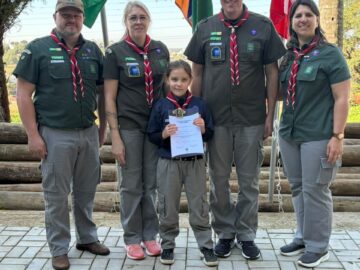 Áquila celebra novas promessas, integração de adulta voluntária e entrega Cruzeiro do Sul